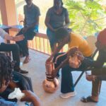 Participants getting hands on experience